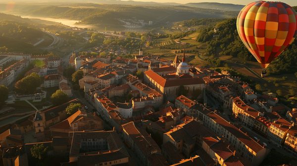 Découverte de puy-en-velay en montgolfière